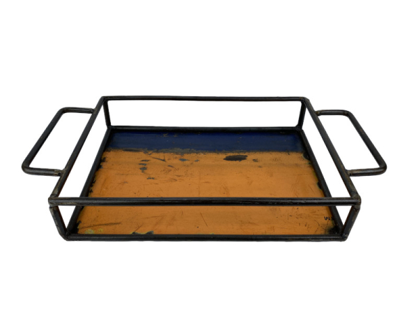 Upcycling Tablett aus recycelten Ölfässern S